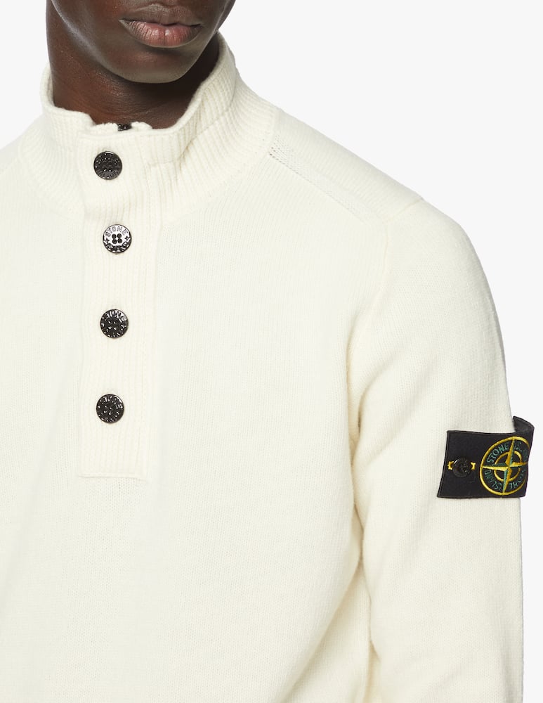 rinascente Stone Island Lambwool poloshirt