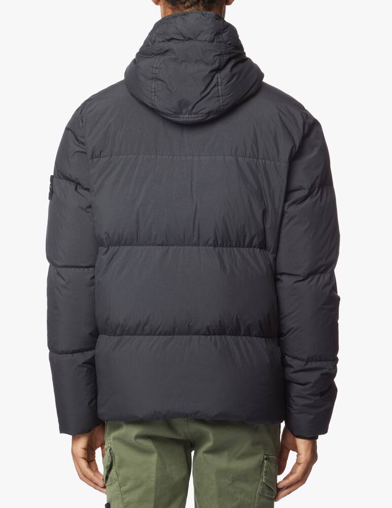 rinascente Stone Island Crinkle hooded downjacket
