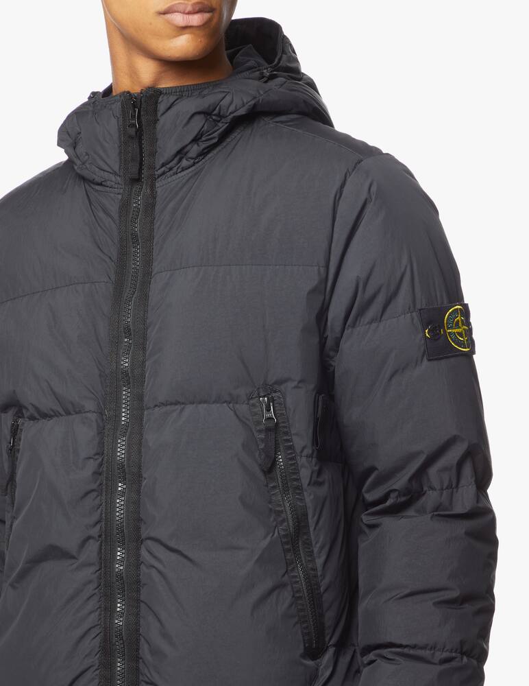 rinascente Stone Island Crinkle hooded downjacket