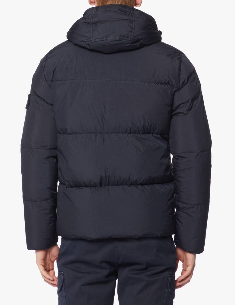rinascente Stone Island Crinkle hooded downjacket