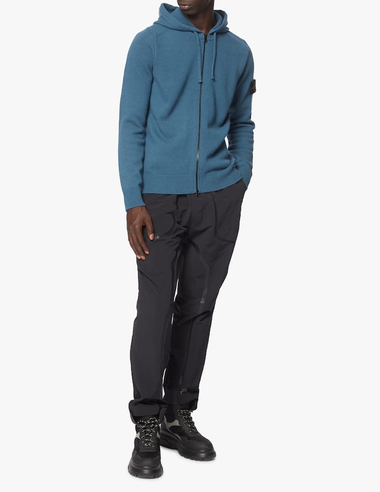 rinascente Stone Island Maglione con zip e cappuccio in lana