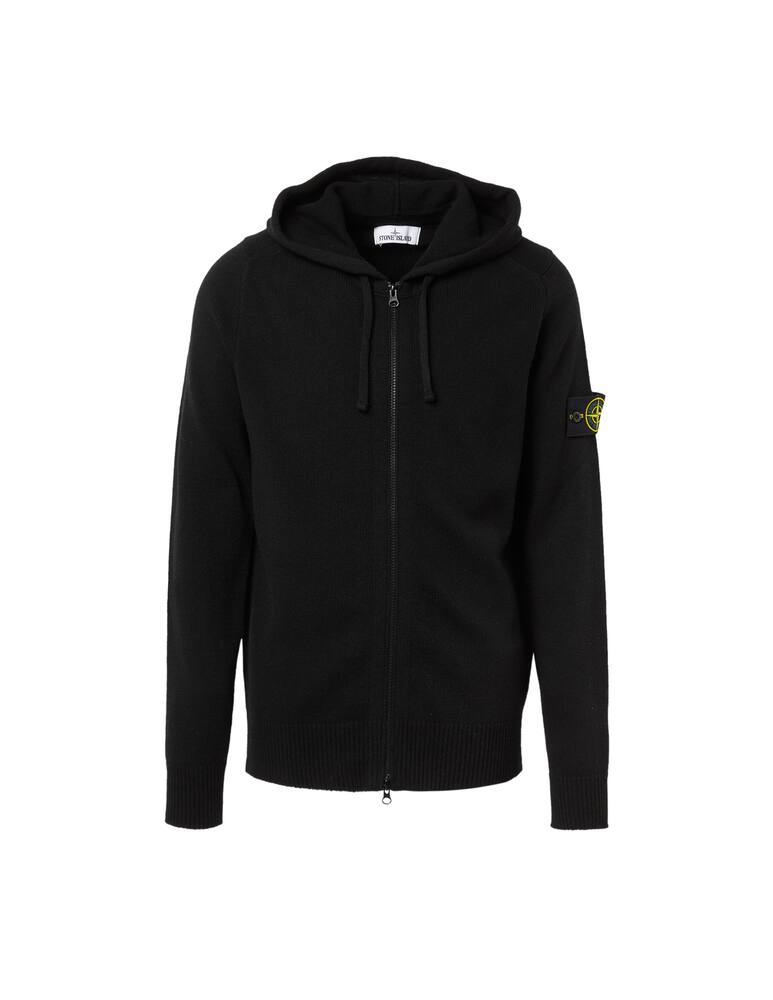 Stone Island Lambwool hooded zip sweater - picture 1 Stone Island Lambwool hooded zip sweater - picture 1