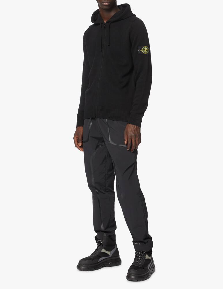 Stone Island Lambwool hooded zip sweater - picture 2 Stone Island Lambwool hooded zip sweater - picture 2