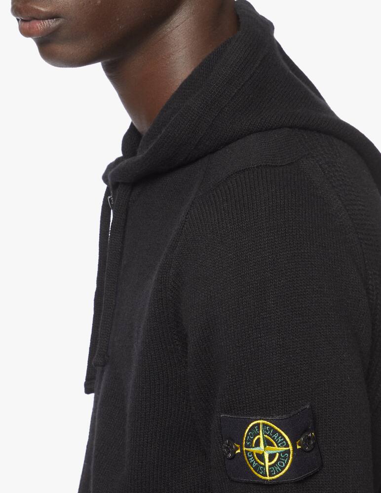 rinascente Stone Island Lambwool hooded zip sweater