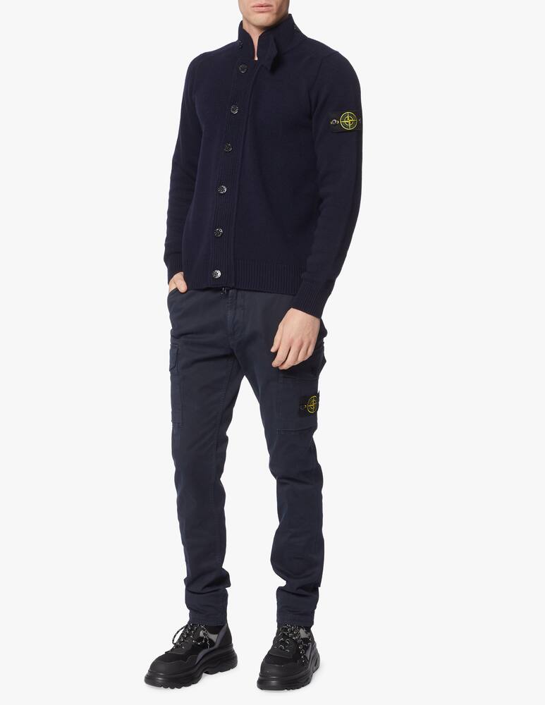 rinascente Stone Island Maglione in lana con zip 