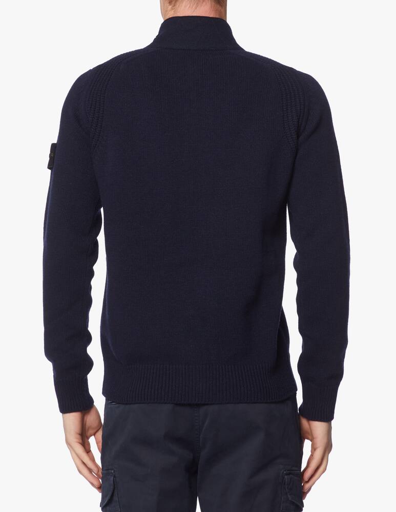 rinascente Stone Island Maglione in lana con zip 