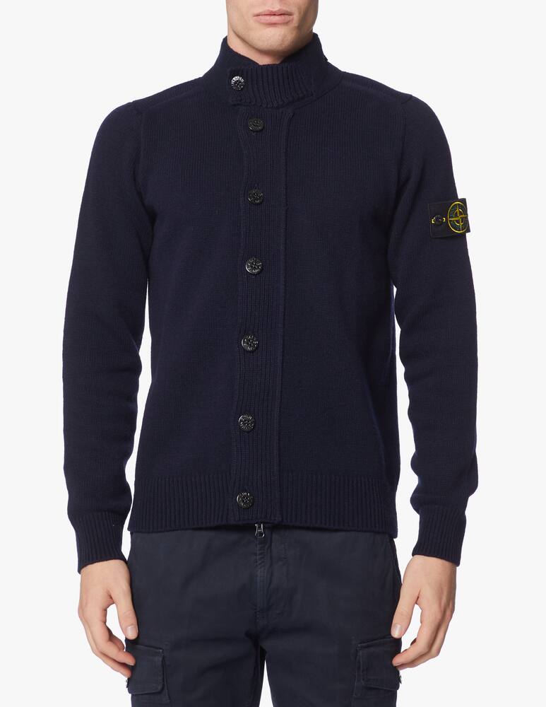 rinascente Stone Island Maglione in lana con zip 