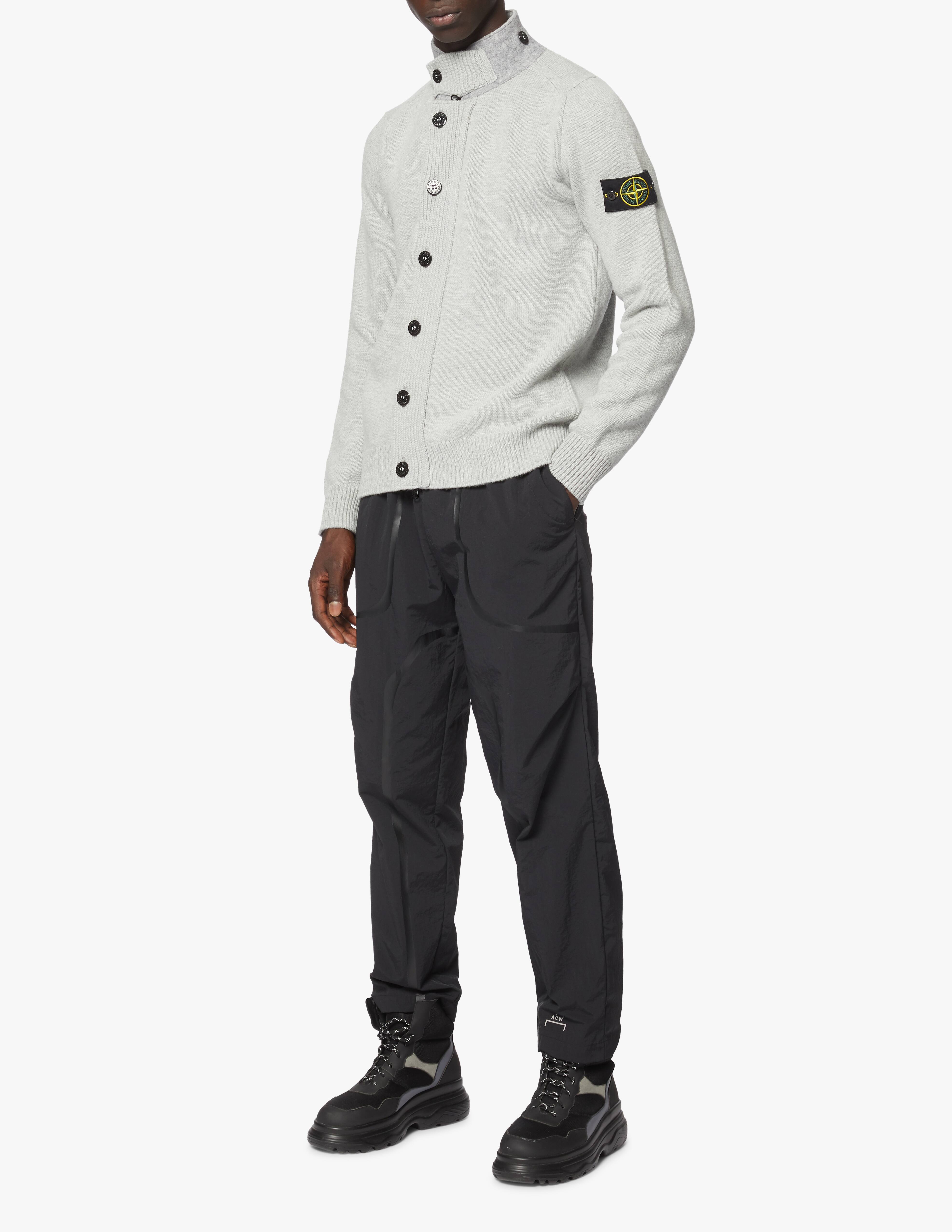 Pull Stone Island 100% Coton Bleu - Taille Estimée XXL Occasion | Sweat Shirt Homme Vintage