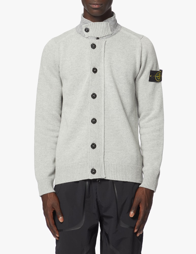 Stone Island Maglione in lana con zip - immagine 4 Stone Island Maglione in lana con zip - immagine 4