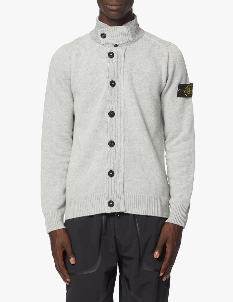 rinascente Stone Island Maglione in lana con zip 