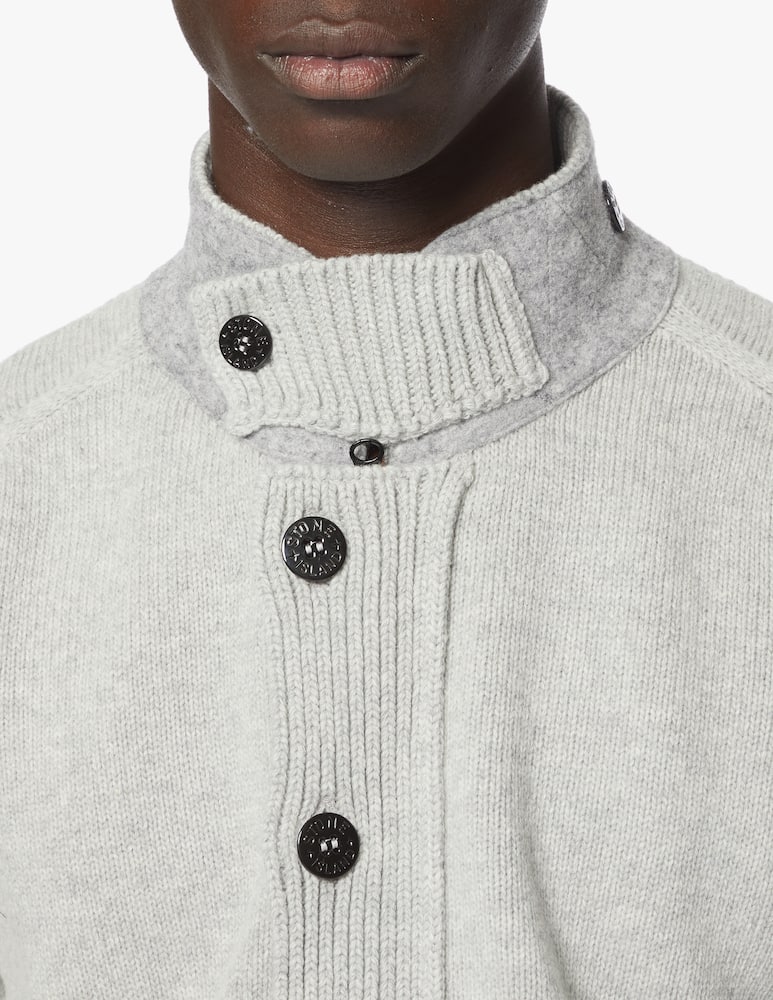 Stone Island Maglione in lana con zip - immagine 5 Stone Island Maglione in lana con zip - immagine 5
