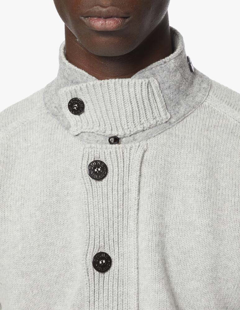 rinascente Stone Island Maglione in lana con zip 