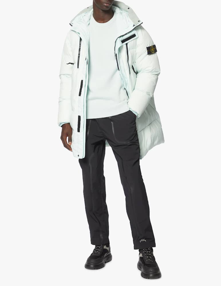 rinascente Stone Island Piumino lungo crinkle