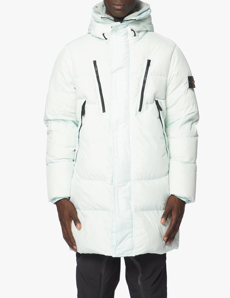 rinascente Stone Island Piumino lungo crinkle