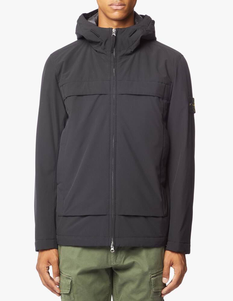 rinascente Stone Island Giacca softshell primaloft con cappuccio