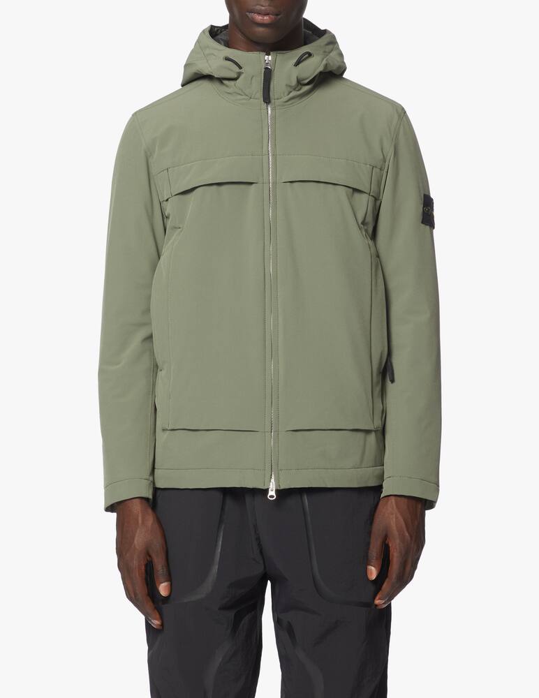 rinascente Stone Island Giacca softshell primaloft con cappuccio