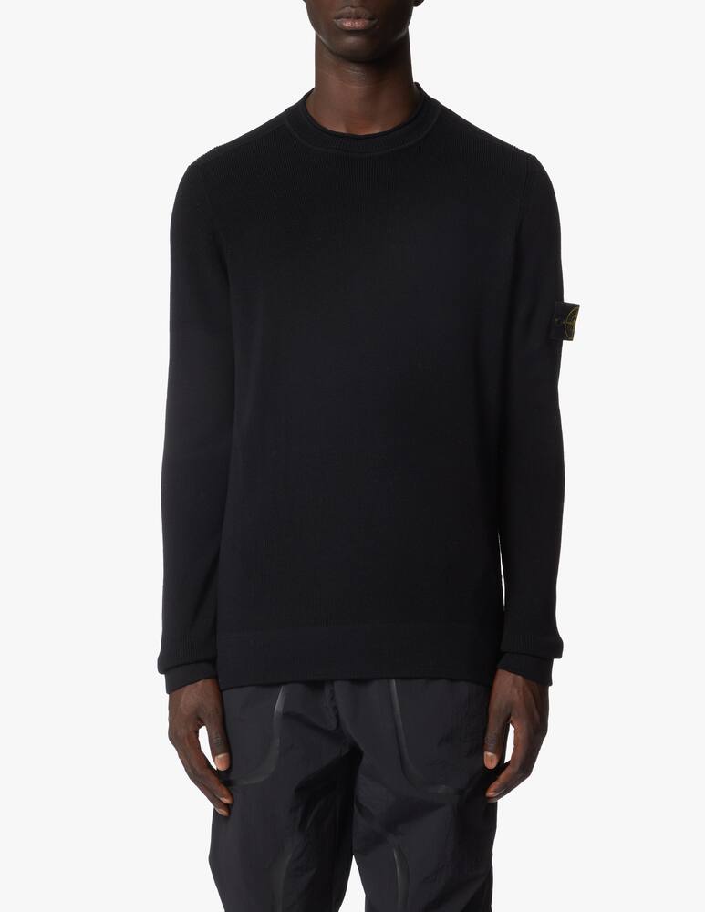 rinascente Stone Island Mini ribbed roundneck sweater