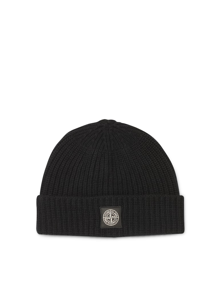 rinascente Stone Island Ribbed beanie wool