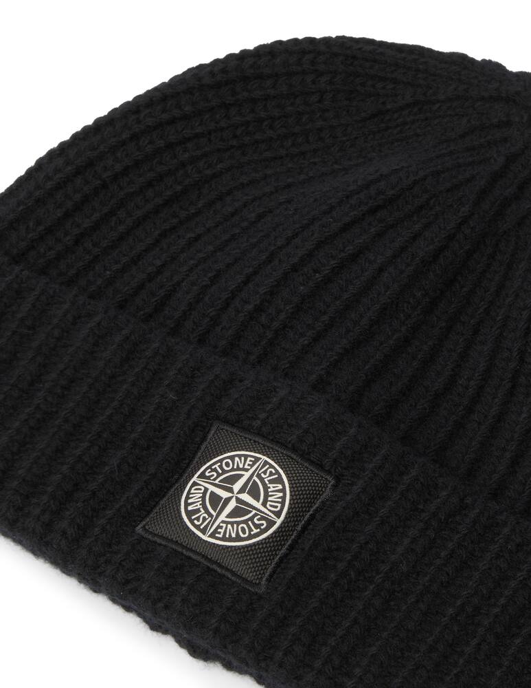 rinascente Stone Island Ribbed beanie wool
