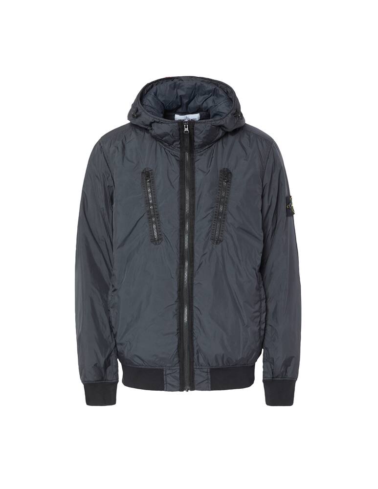 rinascente Stone Island Crinkle hooded light jacket