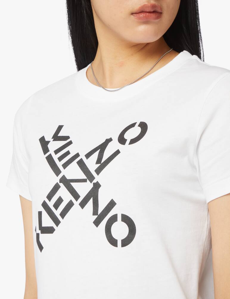 rinascente Kenzo Cotton t-shirt Big X - white