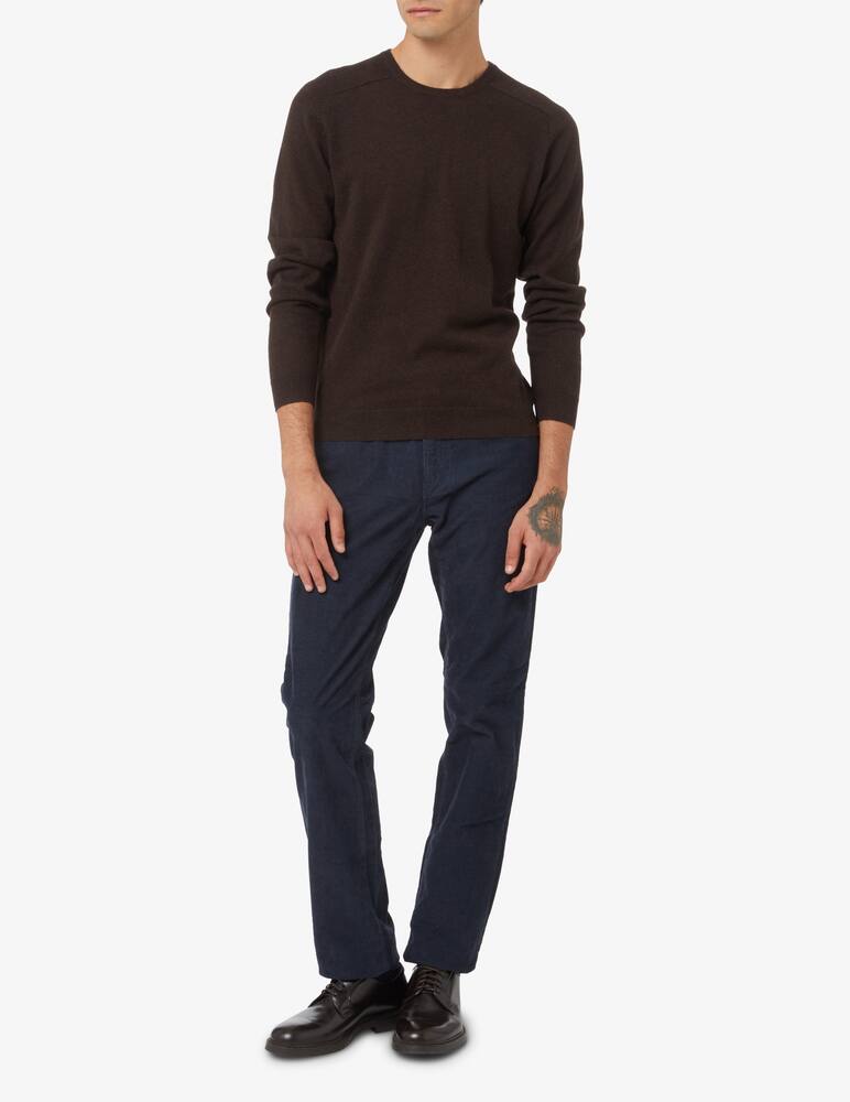 Pure Cashmere Cashmere roundneck sweater - Brown - picture 2 Pure Cashmere Cashmere roundneck sweater - Brown - picture 2