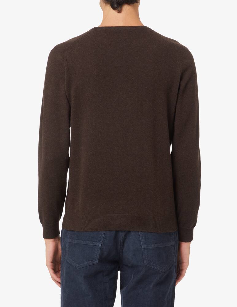 Pure Cashmere Cashmere roundneck sweater - Brown - picture 3 Pure Cashmere Cashmere roundneck sweater - Brown - picture 3