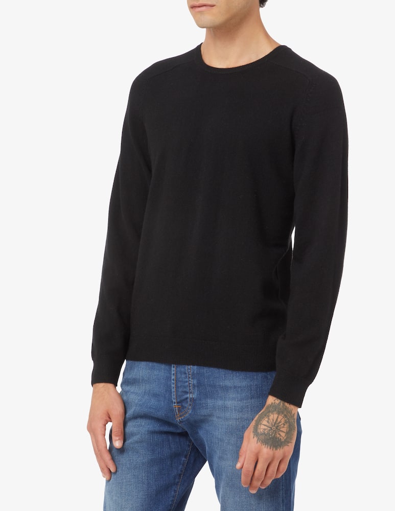Pure Cashmere Cashmere roundneck sweater - Black - picture 1 Pure Cashmere Cashmere roundneck sweater - Black - picture 1