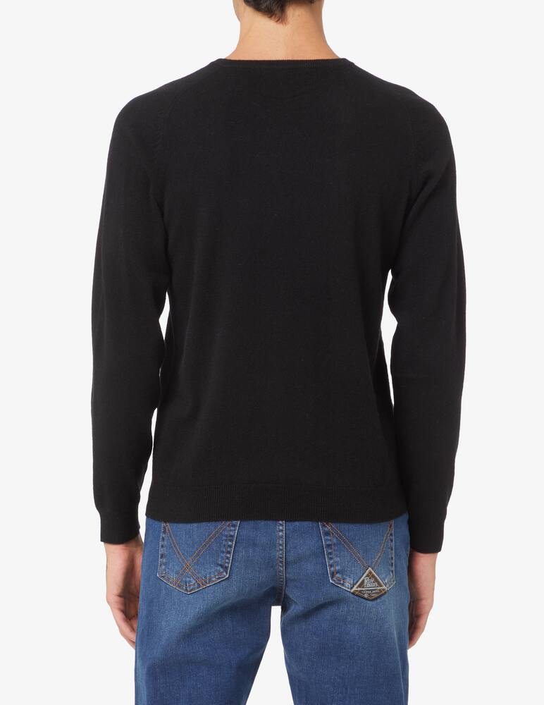 Pure Cashmere Cashmere roundneck sweater - Black - picture 3 Pure Cashmere Cashmere roundneck sweater - Black - picture 3