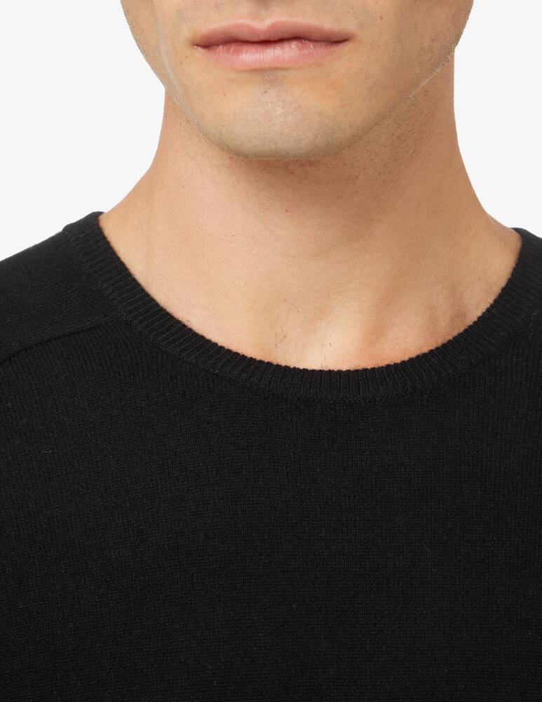 Pure Cashmere Cashmere roundneck sweater - Black - picture 4 Pure Cashmere Cashmere roundneck sweater - Black - picture 4