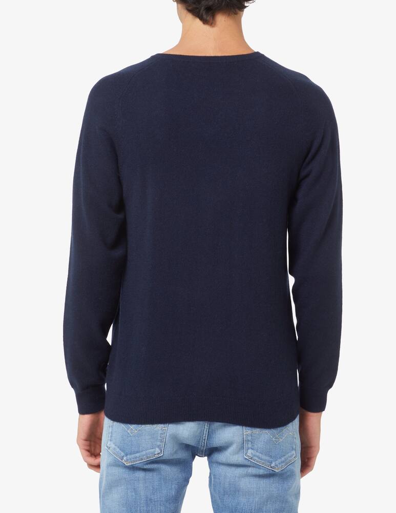 rinascente Pure Cashmere Vneck cashmere sweater - Blue