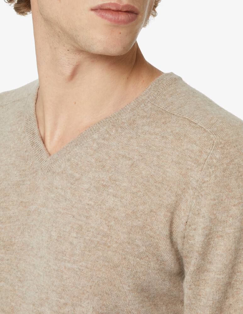 rinascente Pure Cashmere Vneck cashmere sweater - Beige