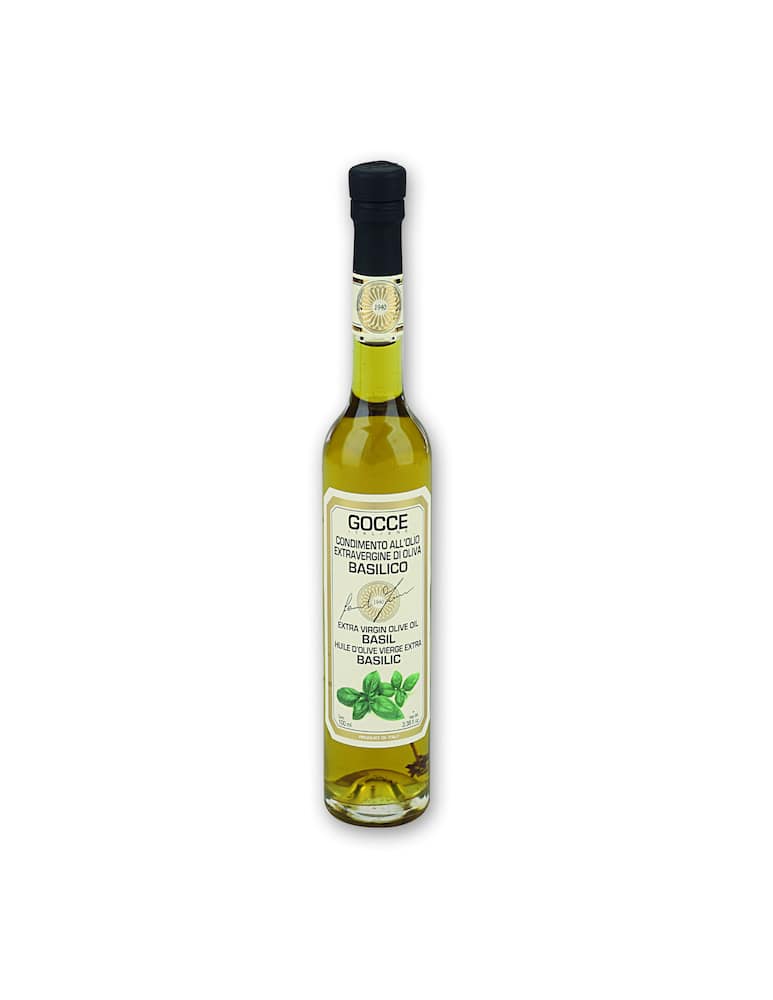 Leonardi Gocce Italiane Condim.Olio Evo Arom. al BASILICO 100ml - immagine 1 Leonardi Gocce Italiane Condim.Olio Evo Arom. al BASILICO 100ml - immagine 1