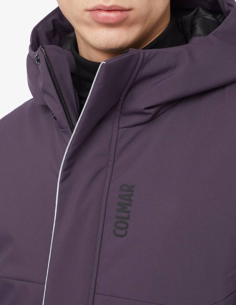 rinascente Colmar Bimat ripstop piping hooded jacket