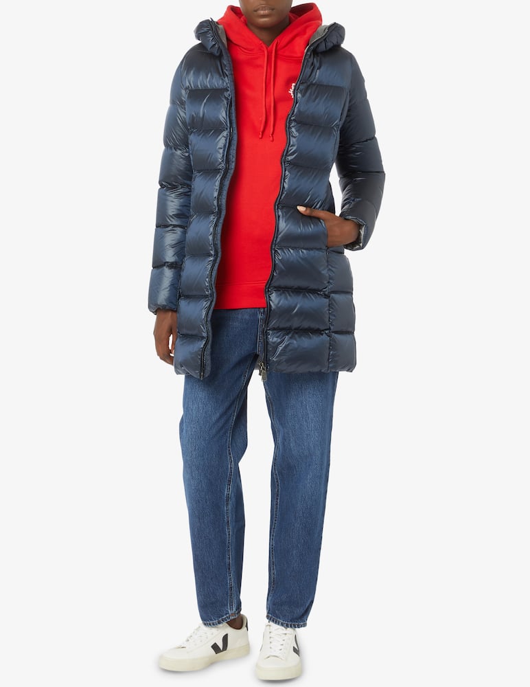 rinascente Colmar Hooded long down jacket