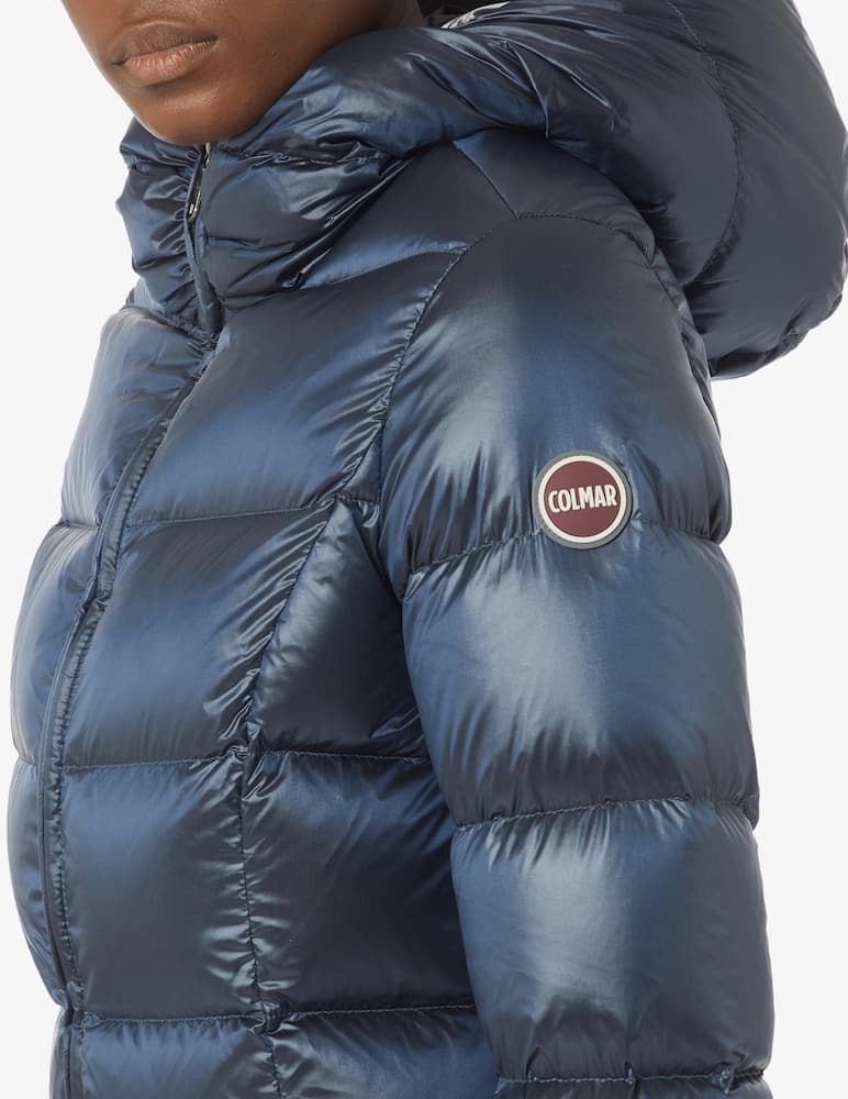 rinascente Colmar Hooded long down jacket