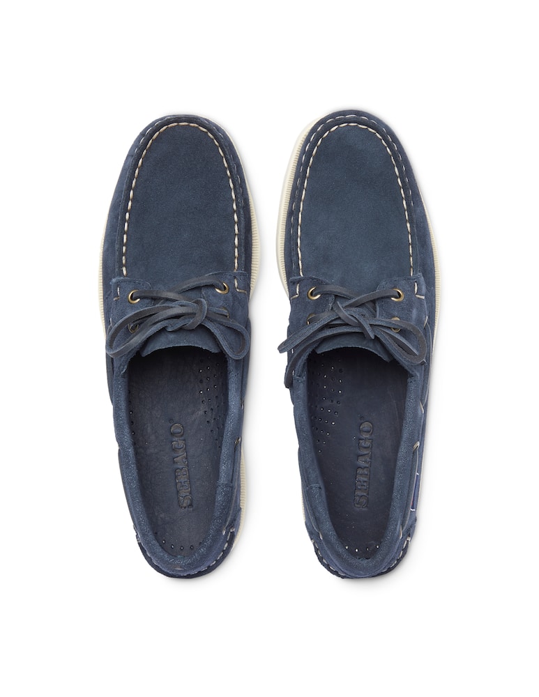 rinascente Sebago Portland flash out suede loafer - blue