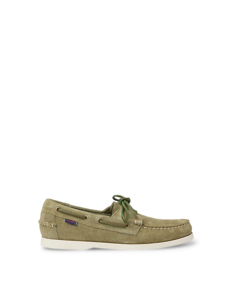 Sebago Mocassini portland flash out in suede - verde - immagine 1 Sebago Mocassini portland flash out in suede - verde - immagine 1