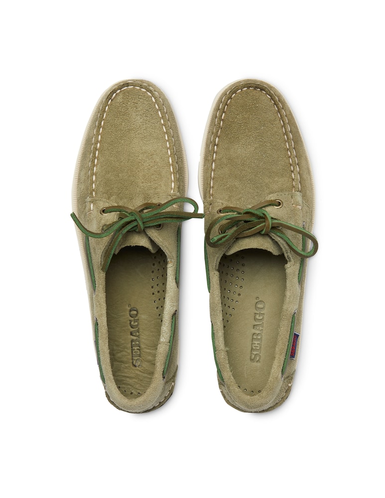 Sebago Mocassini portland flash out in suede - verde - immagine 3 Sebago Mocassini portland flash out in suede - verde - immagine 3