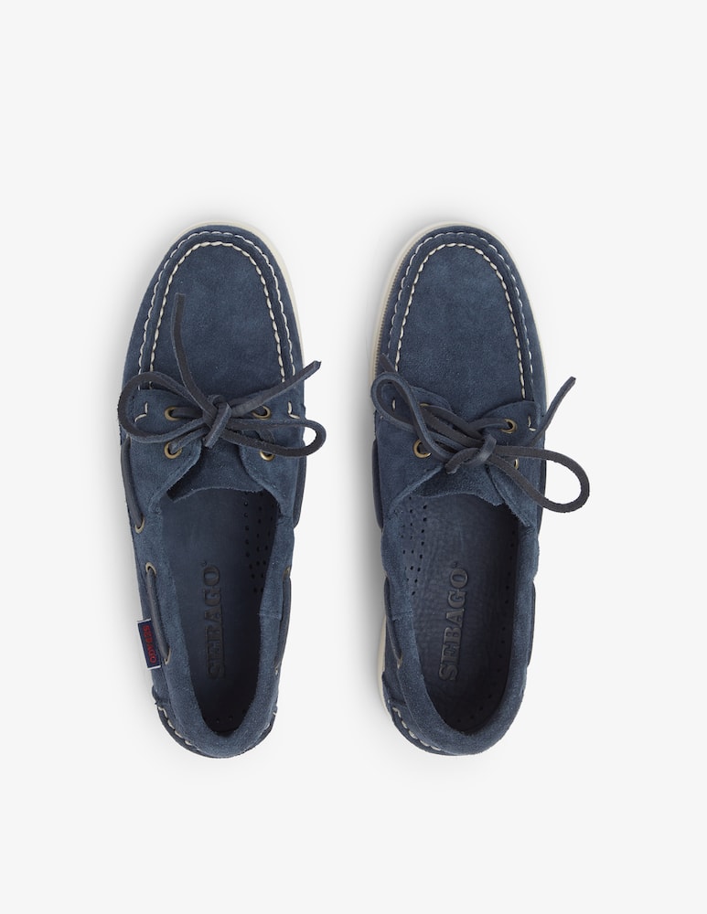 Sebago Mocassini da barca in pelle - blu - immagine 3 Sebago Mocassini da barca in pelle - blu - immagine 3