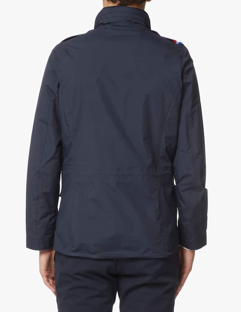 Shop KWay Fisherman manfield ottoman jacket blue on Rinascente