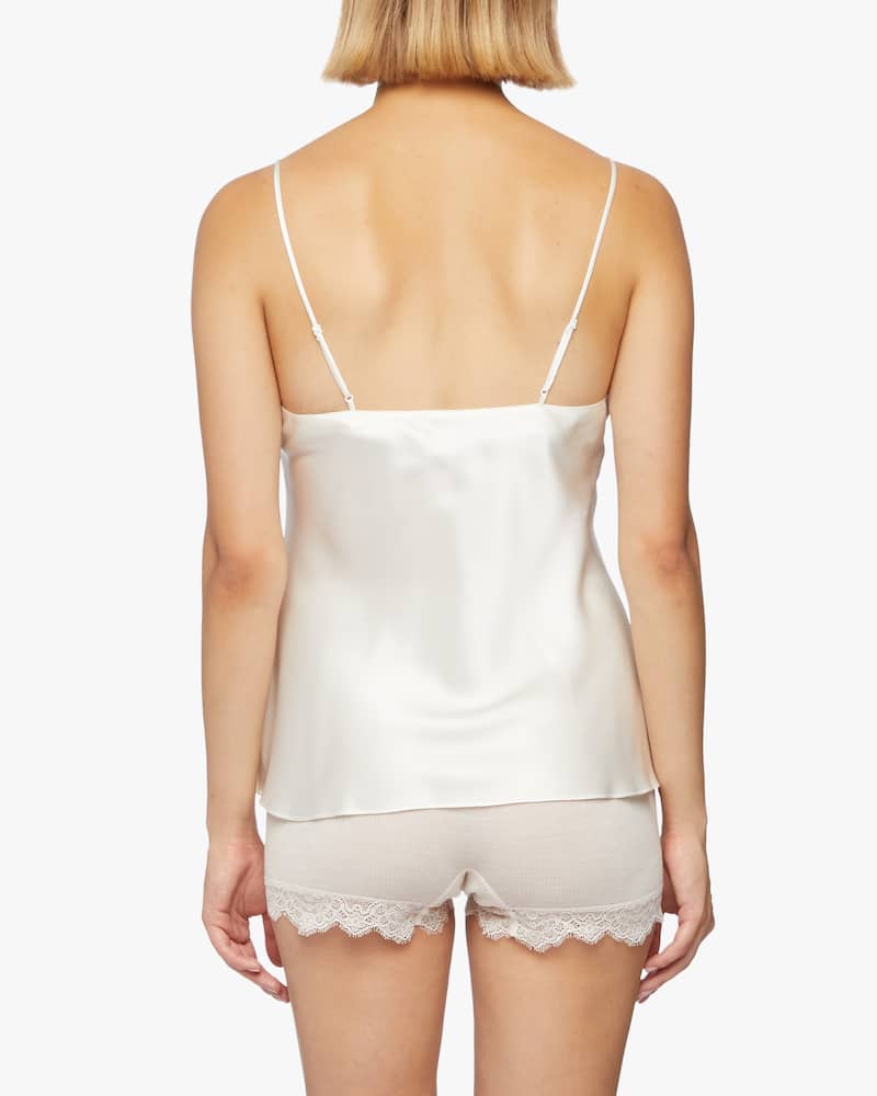 rinascente Luna di Seta Canotta in seta con spalline sottili