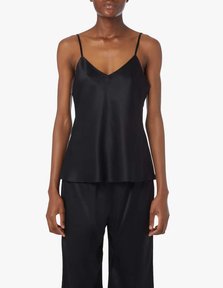 Luna di Seta Top con spalline in seta Basic Seduction - immagine 1 Luna di Seta Top con spalline in seta Basic Seduction - immagine 1