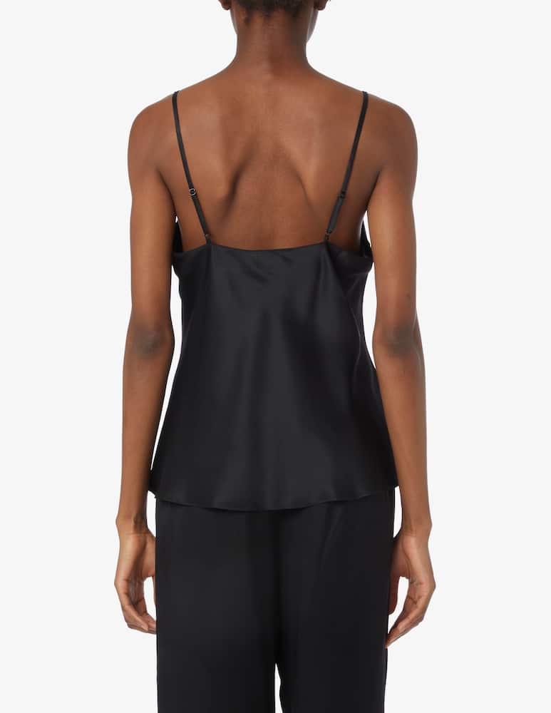 Luna di Seta Top con spalline in seta Basic Seduction - immagine 3 Luna di Seta Top con spalline in seta Basic Seduction - immagine 3