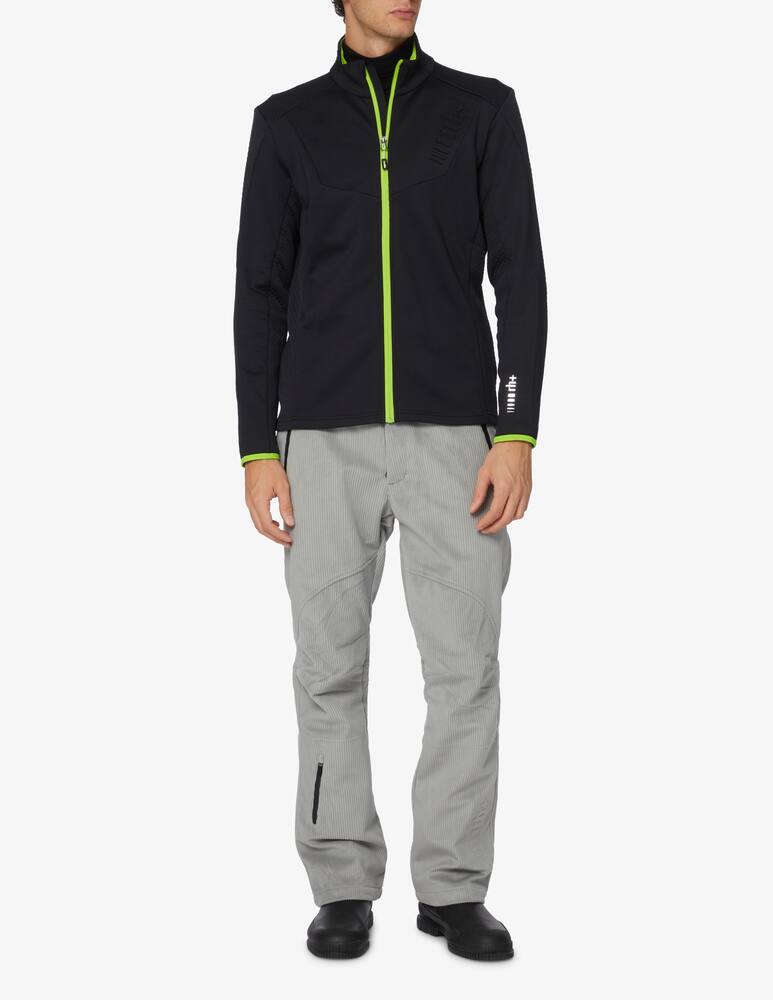 rinascente Rh+ Logo full zip sweater - Black