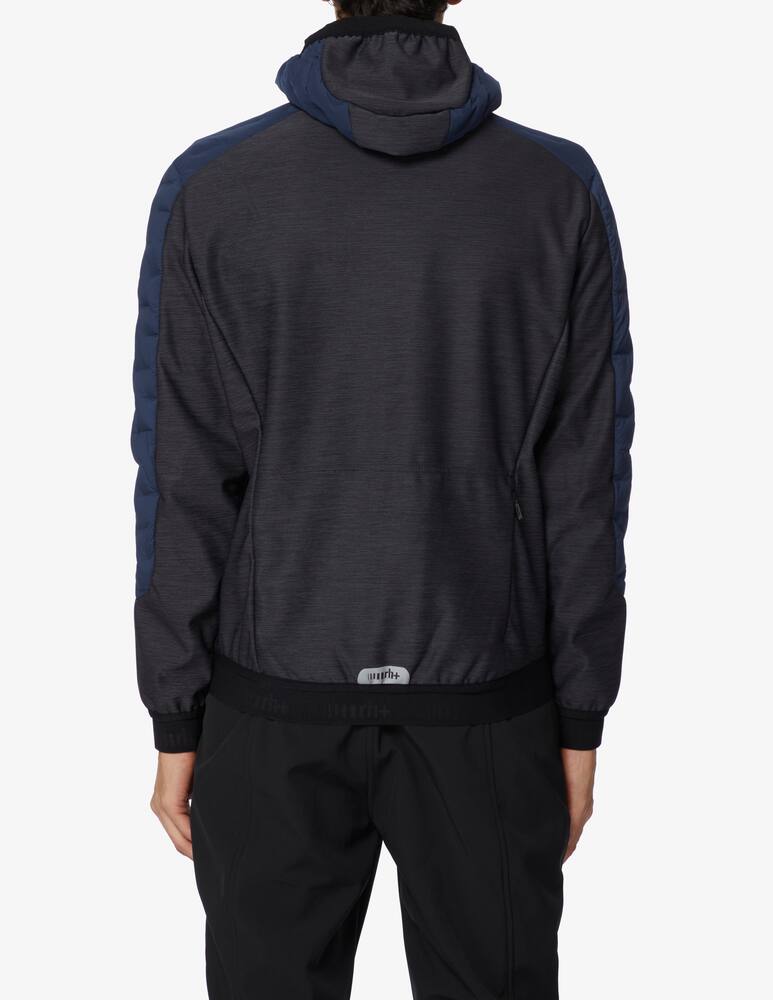 rinascente Rh+ Felpa con cappuccio 5 elements hybrid  - Blu