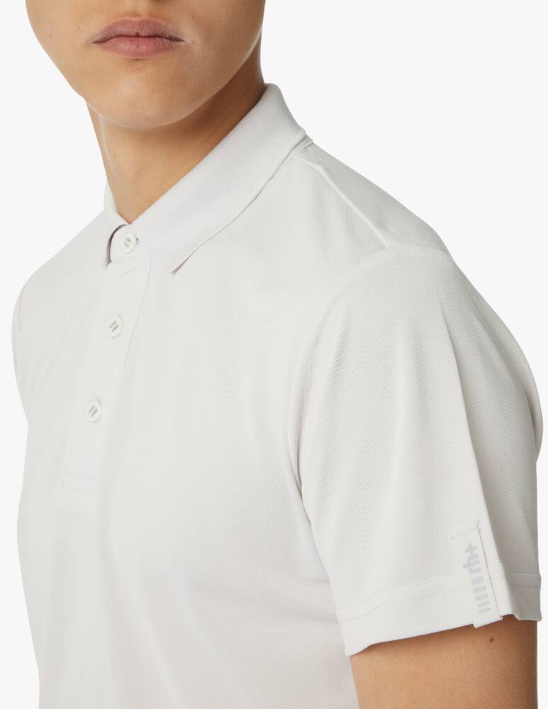 rinascente Rh+ Tech piquet short sleeve polo - grey