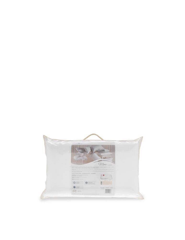 rinascente Daunenstep Guanciale Memo classico + Federa Comfort Plus 50x80cm - Bianco