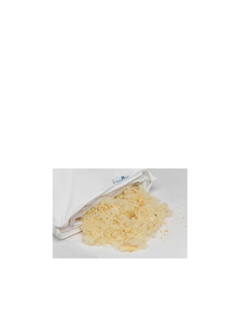 rinascente Daunenstep Guanciale piuma perla cirmolo 50x80cm - bianco