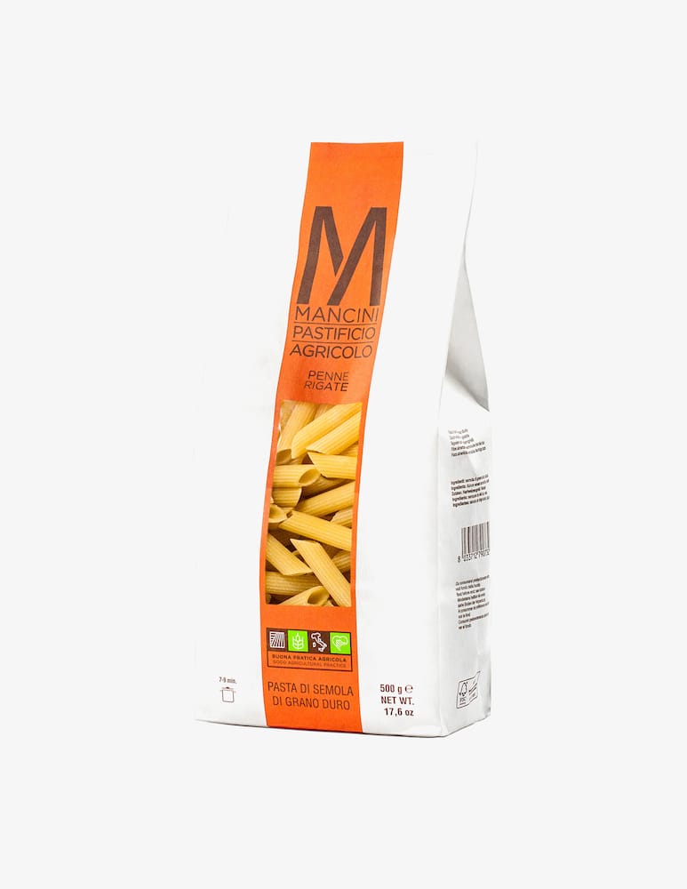 rinascente Mancini Pastificio Agricolo Penne Rigate 500g